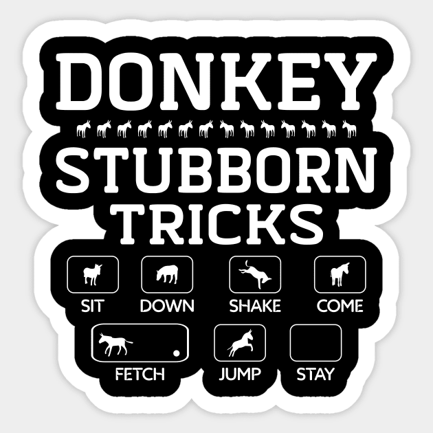 Donkey Stubborn Tricks Sticker by Imutobi